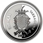 España Spain monedas Euros conmemorativos 2012 Capitales de provincia Tarragona 5 euros Plata