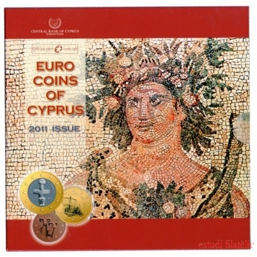 Monedas Euros Chipre Cartera  2011