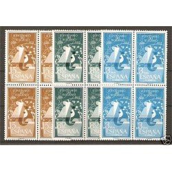España Spain 1180/82 1955 Centenario del Telégrafo Bl.4 MNH España Spain 1180/82 1955 Centenario del Telégrafo Bl.4 MNH