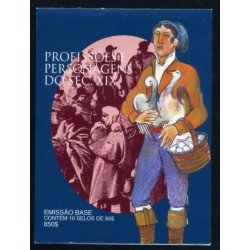 Portugal - 2219 1998 Carnet 10 sellos del nº 2219 Personajes y profesiones del S XIX Vendedor de patos Lujo Portugal - 2219 1998 Carnet 10 sellos del nº 2219 Personajes y profesiones del S XIX Vendedor de patos Lujo