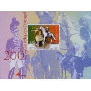 Portugal - 178 - 2001 Cent. del Cuerpo de Guardia portugues Caballeria Soldados y caballos Fauna Lujo