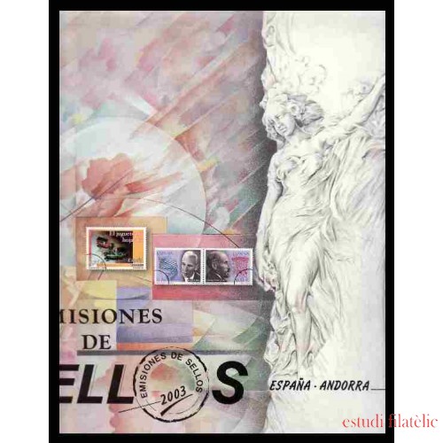Libro Album Oficial de Sellos España y Andorra 2003
