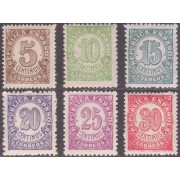 España Spain 745/50 1938 Cifras Numbers Stamps MNH España Spain 745/50 1938 Cifras Numbers Stamps MNH