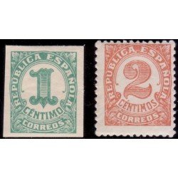 España Spain 677/78 1933 Cifras Numbers Stamps MNH España Spain 677/78 1933 Cifras Numbers Stamps MNH