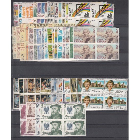 España Spain Año Completo Year Complete 1979 BL.4 MNH España Spain Año Completo Year Complete 1979 BL.4 MNH