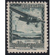 España Spain NE 38 1938 Avión en vuelo Plane MNH