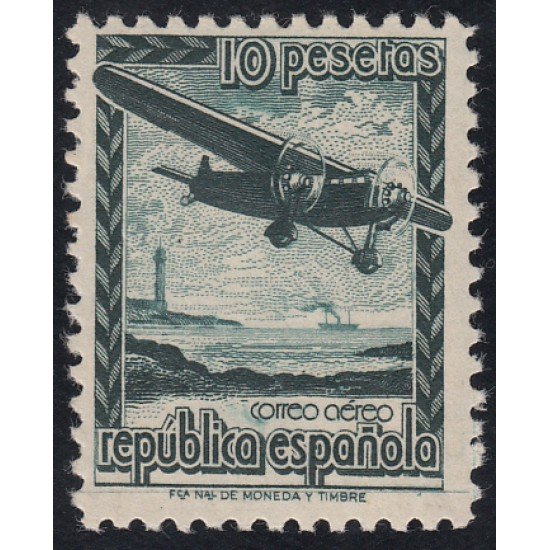 España Spain NE 38 1938 Avión en vuelo Plane MNH España Spain NE 38 1938 Avión en vuelo Plane MNH