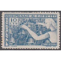 España Spain 887 1939 Homenaje al ejército MNH España Spain 887 1939 Homenaje al ejército MNH