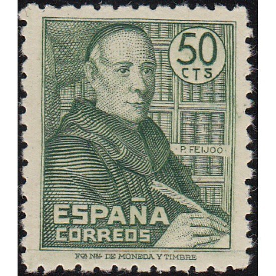 España Spain 1011 1947 Padre Benito J. Feijoo MNH