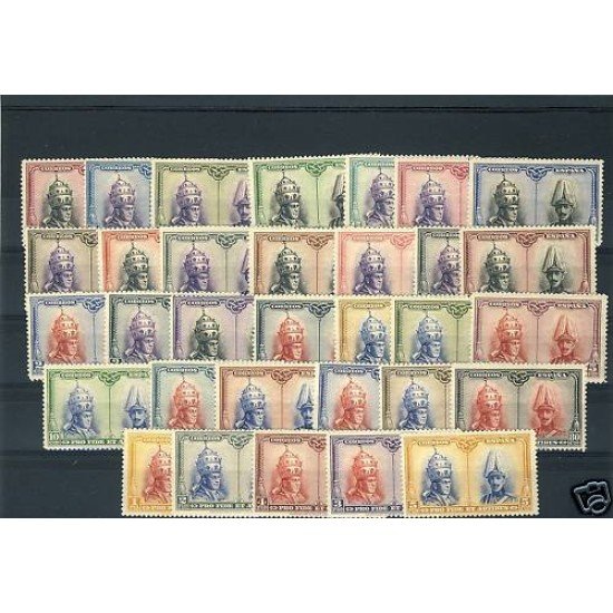 España Spain 402/33 1928 Catacumbas MNH