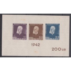 Rumania - 9 1942 TITO MAIORESCU Nueva, sin goma Rumania - 9 1942 TITO MAIORESCU Nueva, sin goma