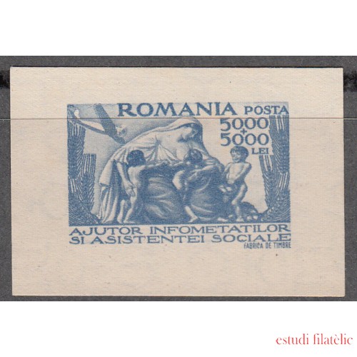 Rumanía - 33 1947 Asistencia social Nueva con fijasellos