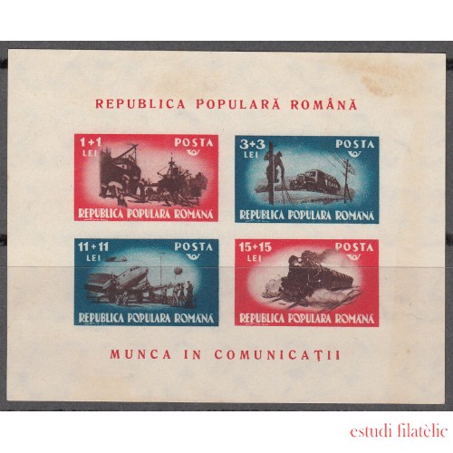 Rumanía - 38 1948 Transportes Tren, avión, camión, barco Nueva