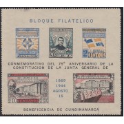 Colombia HB 1 1944 Beneficencia de Cundinamarca MNH