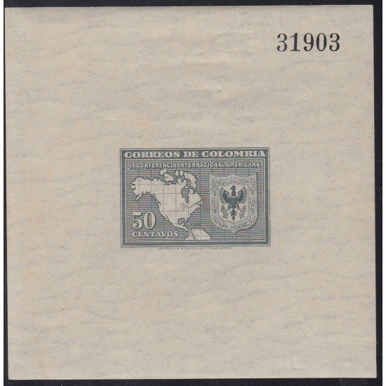 Colombia HB 2 1948 Conferencia americana MH Colombia HB 2 1948 Conferencia americana MH