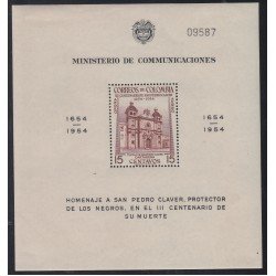 Colombia HB 6 1954 Homenaje a Pedro Claver MNH Colombia HB 6 1954 Homenaje a Pedro Claver MNH