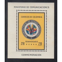Colombia HB 26 1962 Organización Estados Americanos MNH Colombia HB 26 1962 Organización Estados Americanos MNH