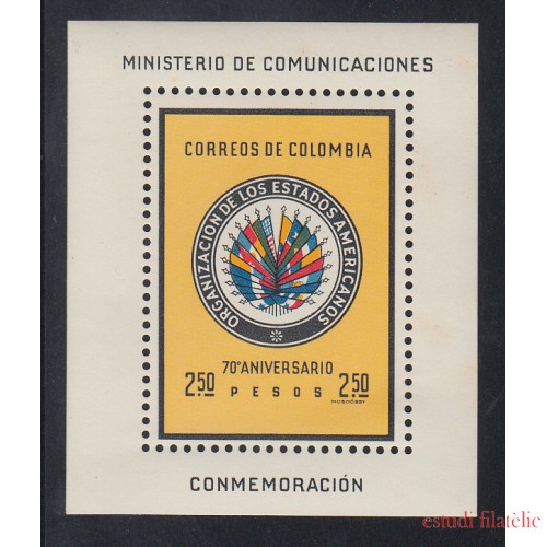 Colombia HB 26 1962  Organización Estados Americanos MNH