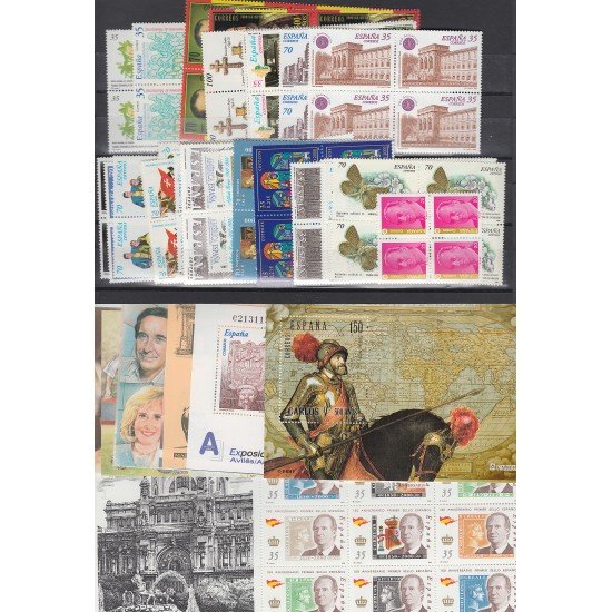 España Spain Año Completo Year Complete 2000 BL.4 + 4 HB + 4 MP MNH España Spain Año Completo Year Complete 2000 BL.4 + 4 HB + 4 MP MNH