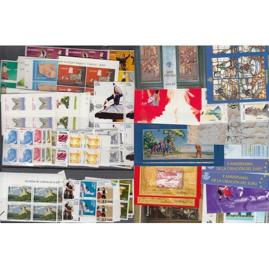 España Spain Año Completo Year Complete 2009 BL.4 MNH España Spain Año Completo Year Complete 2009 BL.4 MNH