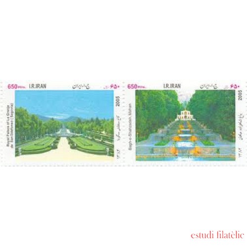 España Spain 4186/87 2005 Jardines Irán España