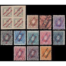 Marruecos Morocco 1/13 1903  1909 Alfonso XIII Corona real Falta valor 3  Valor 4 es Usado MH