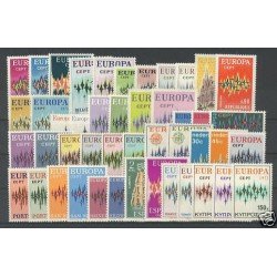 Tema Europa - 1972 - Completo Tema Europa 45 Sellos Tema Europa - 1972 - Completo Tema Europa 45 Sellos