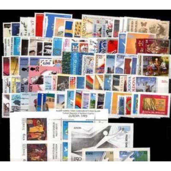 Tema Europa - 1995 - Completo Tema Europa 96 Sellos + 2 HB Tema Europa - 1995 - Completo Tema Europa 96 Sellos + 2 HB