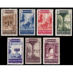 Marruecos Morocco 234/40 1941 Monumento Valor 239 es MNH MH/MNH Marruecos Morocco 234/40 1941 Monumento Valor 239 es MNH MH/MNH