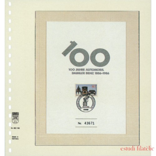 LINDNER Das Original España – Hojas Preimpresas De Sellos Años 2003-2007 Para Álbum De 18 Anillas, Formato 272x296 Mm