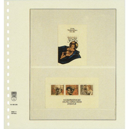 Lindner 802205 Hojas T-Blanko Creaciones Personales Altura: 92,125 mm. Lindner 802205 Hojas T-Blanko Creaciones Personales Altura: 92,125 mm.