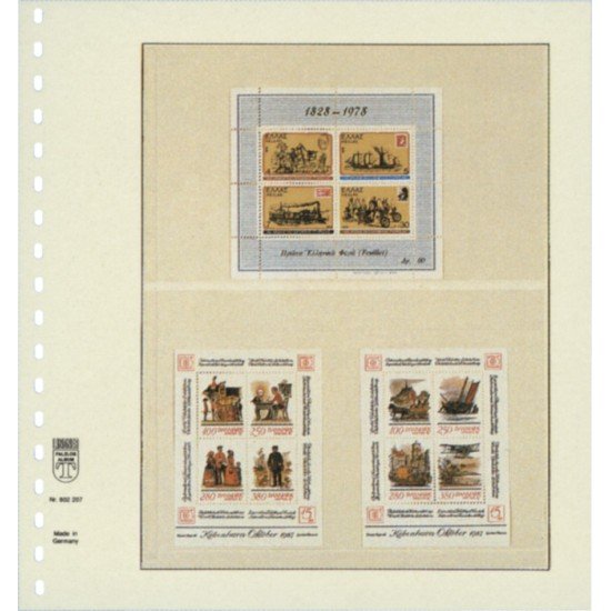 Lindner 802207 Hojas T-Blanko Creaciones Personales Altura: 122,110 mm. Lindner 802207 Hojas T-Blanko Creaciones Personales Altura: 122,110 mm.