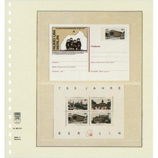 Lindner 802210 Hojas T-Blanko Creaciones Personales Altura: 102,127 mm. Lindner 802210 Hojas T-Blanko Creaciones Personales Altura: 102,127 mm.