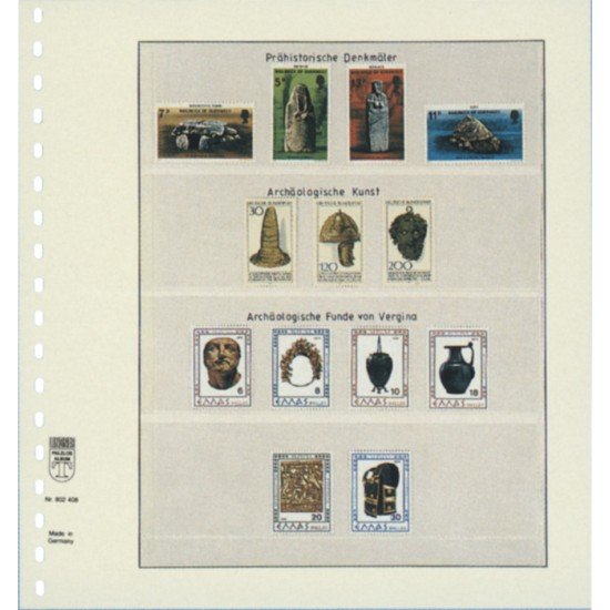 Lindner 802408 Hojas T-Blanko Creaciones Personales Altura: 53,53,53,55 mm. Lindner 802408 Hojas T-Blanko Creaciones Personales Altura: 53,53,53,55 mm.