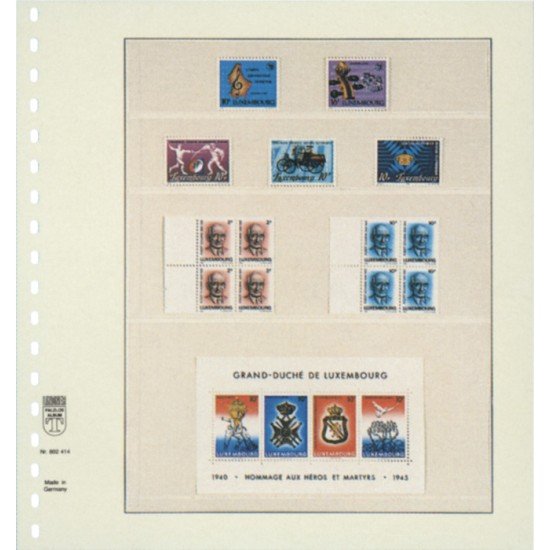 Lindner 802414 Hojas T-Blanko Creaciones Personales Altura: 90,62,34,35 mm. Lindner 802414 Hojas T-Blanko Creaciones Personales Altura: 90,62,34,35 mm.
