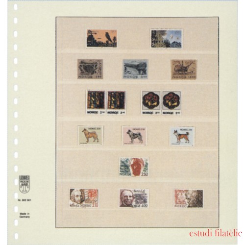 Lindner 802601 Hojas T-Blanko Creaciones Personales Altura: 31,31,31,37,31,34 mm.