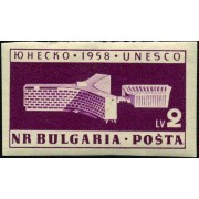 Bulgaria   953a 1958-59 Inauguración del Palacio de la UNESCO Sin dentar Lujo