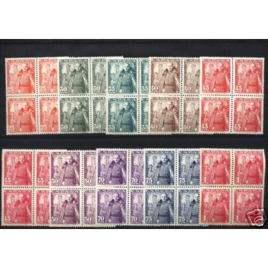 España Spain 1024/32 Bl.4 Castillo de la Mota MNH
