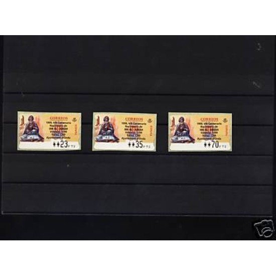 <div><strong>España ATMs Onda 1998 Ibn al-Abbar 3 valores</strong></div>