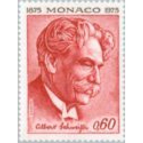 Monaco - 1011 - 1975 Cent. de Albert Schweitzer Lujo Monaco - 1011 - 1975 Cent. de Albert Schweitzer Lujo