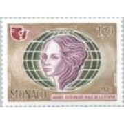 Monaco - 1017 - 1975 Año inter. de la mujer Lujo