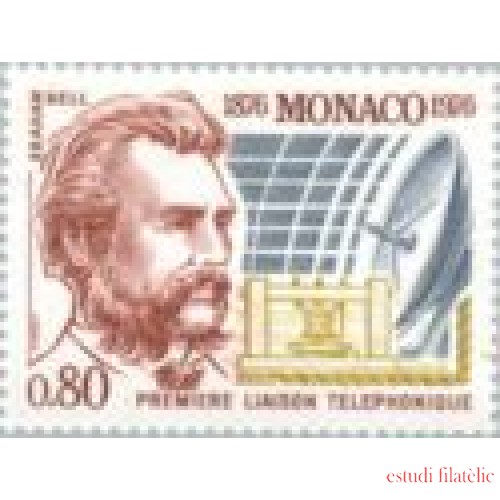 Monaco - 1053 - 1976 Cent. del 1er enlace telefónico por G. Bell Lujo