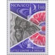 Monaco - 1118 - 1977 Lucha contra la droga Lujo