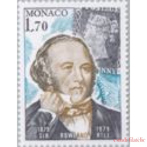 Monaco - 1202 - Sir Rowland Hill  - 1979 Cent. muerte de Sir Rowland Hill Lujo-retrato-Lujo