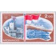 Monaco - 1277 - 1981 Cent de la creacíon de la bandera nacional Lujo