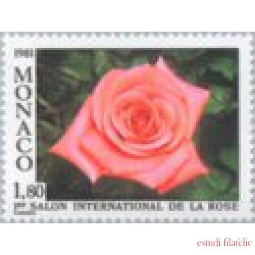 Monaco - 1297 - 1971 1er Salón inter. de la rosa-Monte-Carlo-Lujo