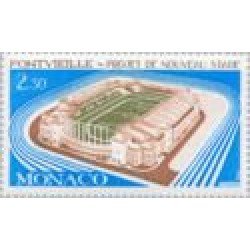 Monaco - 1327 - 1982 Projecto del nuevo estadio de Fontvieille-maqueta-Lujo Monaco - 1327 - 1982 Projecto del nuevo estadio de Fontvieille-maqueta-Lujo