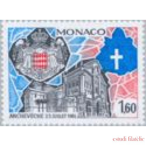 Monaco - 1331 -  - 1982 Elevación del principado al rango de archidiócesis-catedral de Mónaco-Lujo