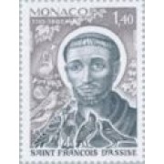 Monaco - 1332 - 1982 800º Aniv. de St. Francisco de Asís Lujo