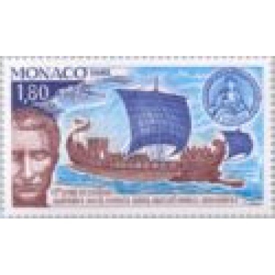 Monaco - 1357 - 1982 Bimilenario de la muerte de Virgilioi lustración de la Eneida-Lujo Monaco - 1357 - 1982 Bimilenario de la muerte de Virgilioi lustración de la Eneida-Lujo